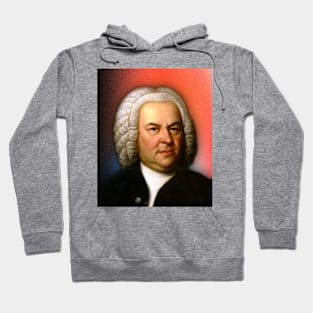 Johann Sebastian Bach Portrait | Johann Sebastian Bach Artwork 15 Hoodie